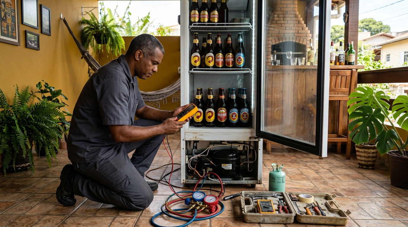 Conserto de placa eletrônica de cervejeira em Palmas‑TO